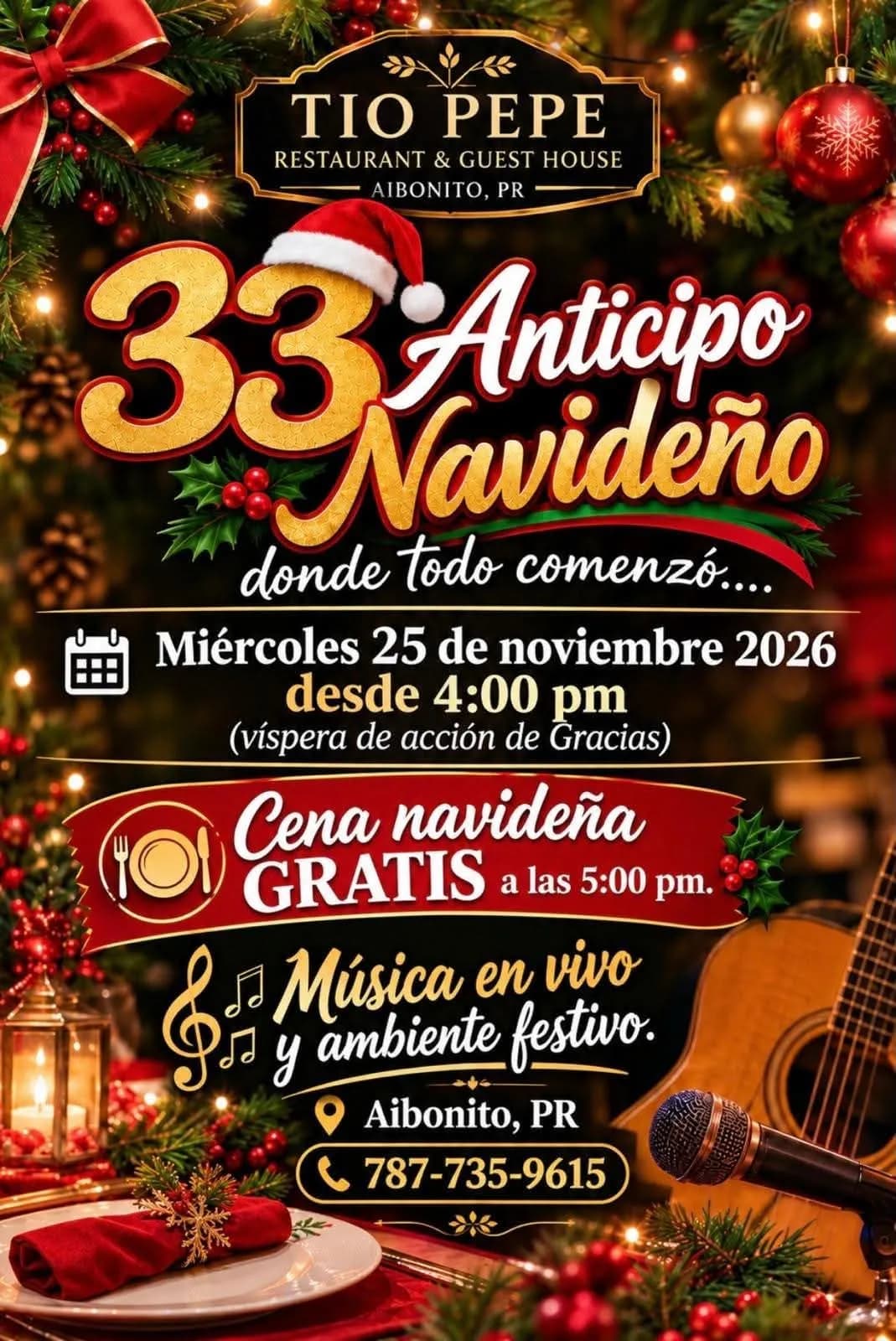 33 Anticipo Navideño